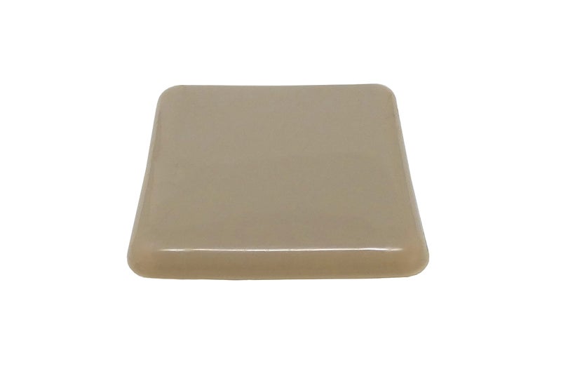 Shepherd Hardware 3949 2-Inch Adhesive, Square, Slide Glide Furniture Sliders, 4-Pack,Beige - Image 1